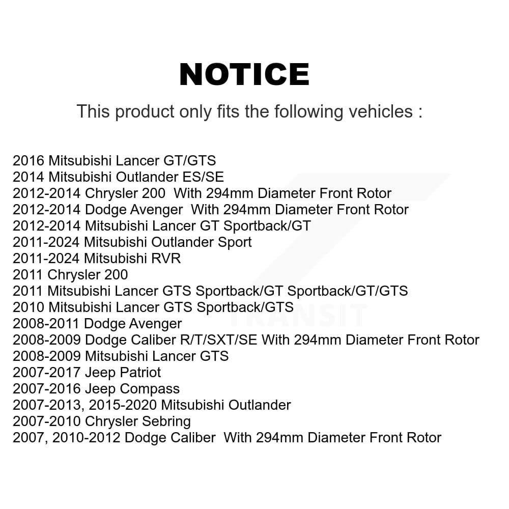 Transit Auto - K8A-103942 - Front Disc Brake Kits image 19