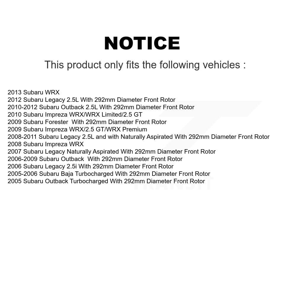 Transit Auto - K8A-104104 - Front Disc Brake Kits image 19