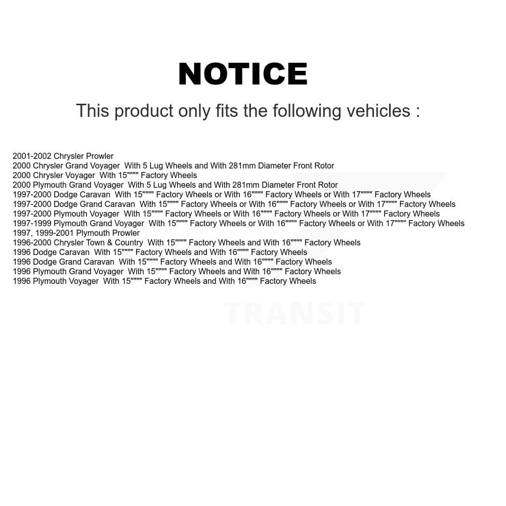 Transit Auto - K8A-104364 - Front Disc Brake Kits image 19