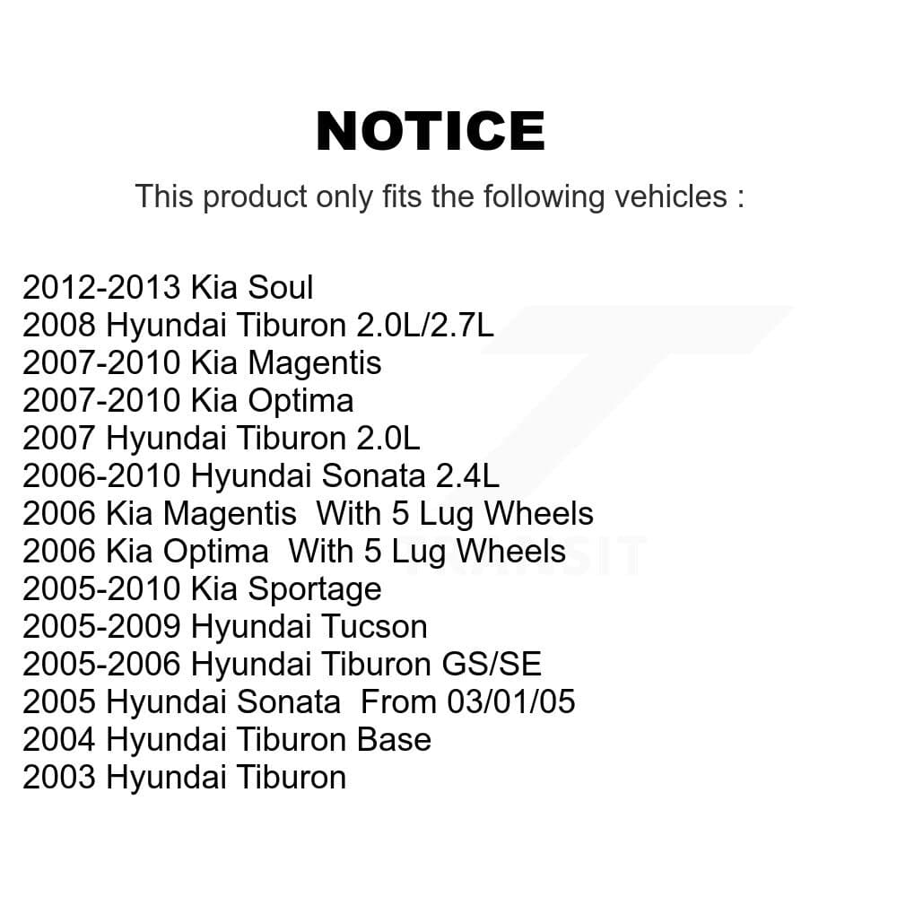 Transit Auto - K8A-104673 - Front Disc Brake Kits image 19