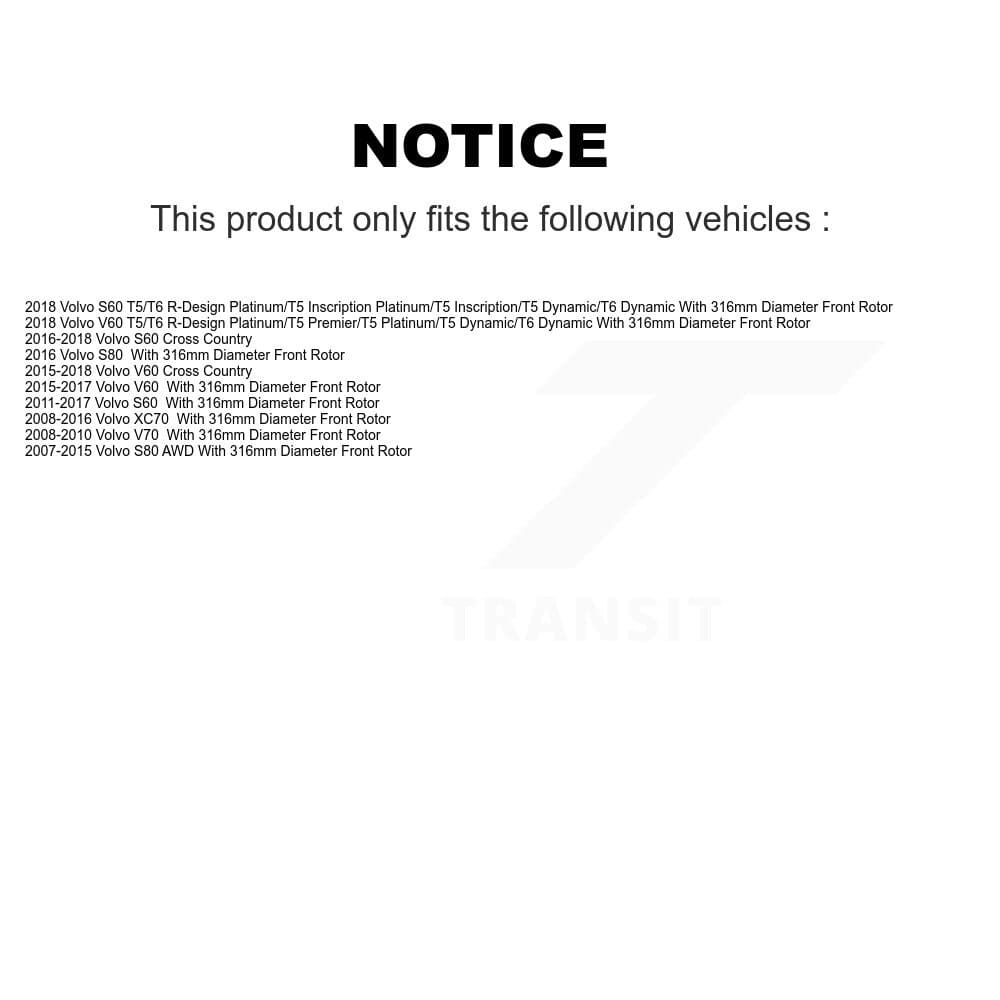 Transit Auto - K8A-104716 - Front Disc Brake Kits image 19