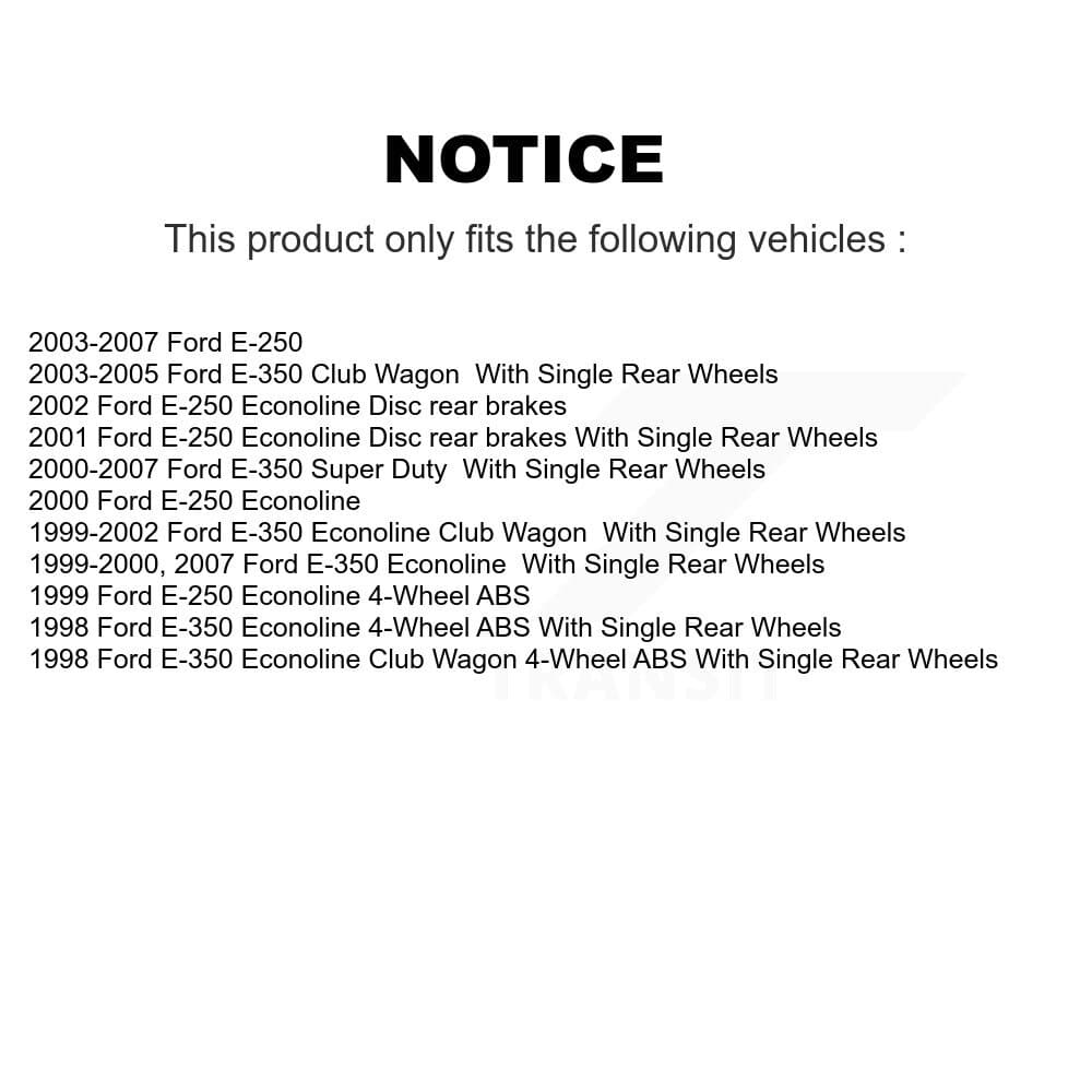 Transit Auto - K8A-105305 - Front and Rear Disc Brake Kits image 24