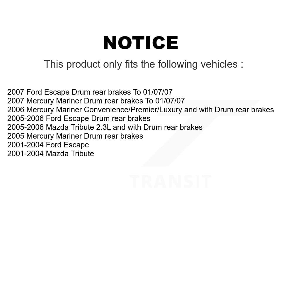 Transit Auto - K8A-105487 - Front and Rear Disc Brake Kits image 19