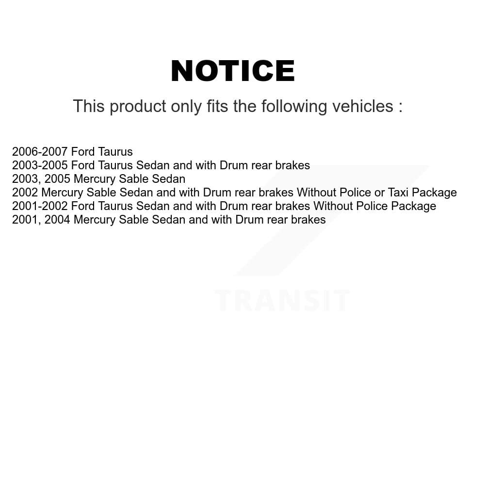 Transit Auto - K8A-105560 - Front and Rear Disc Brake Kits image 19