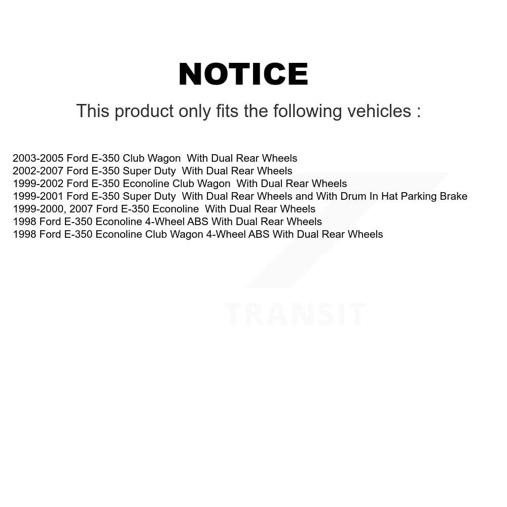 Transit Auto - K8A-105873 - Front and Rear Disc Brake Kits image 24