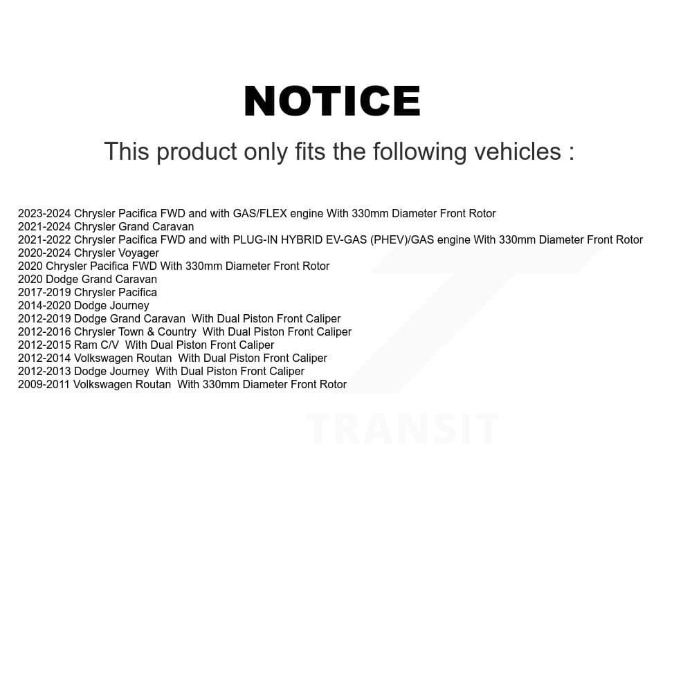 Transit Auto - K8A-107207 - Front Disc Brake Kits image 19