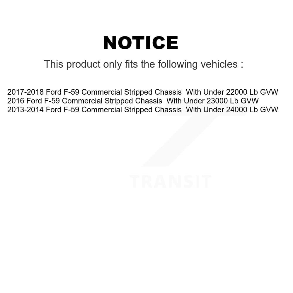 Transit Auto - K8A-107585 - Front and Rear Disc Brake Kits image 19