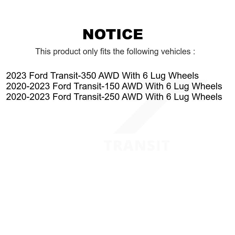 Transit Auto - K8A-107722 - Front and Rear Disc Brake Kits image 19