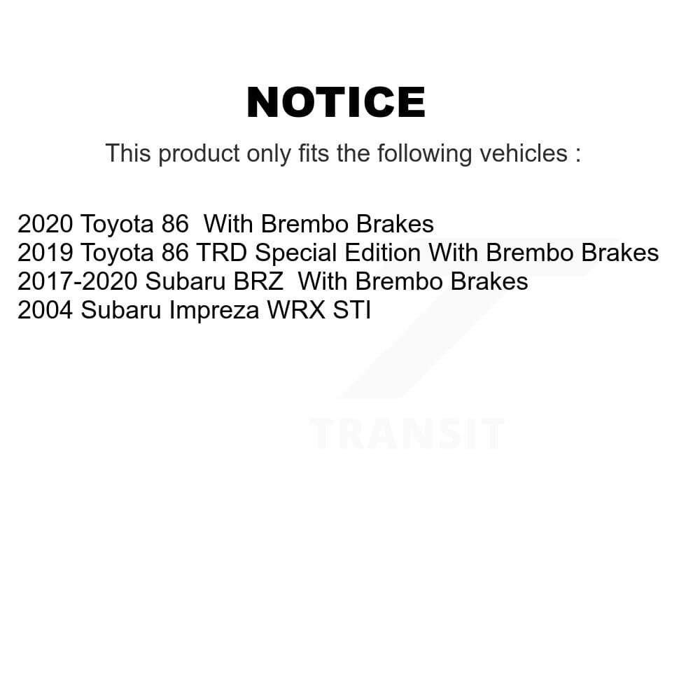 Transit Auto - K8A-107854 - Front Disc Brake Kits image 18