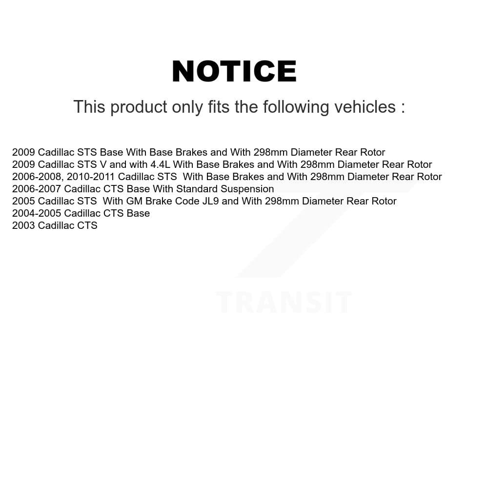 Transit Auto - K8A-108304 - Rear Disc Brake Kits image 19