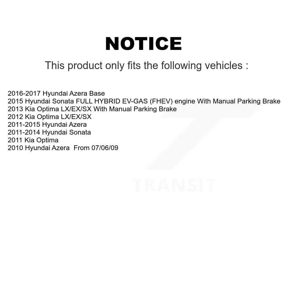 Transit Auto - K8A-108413 - Rear Disc Brake Kits image 19