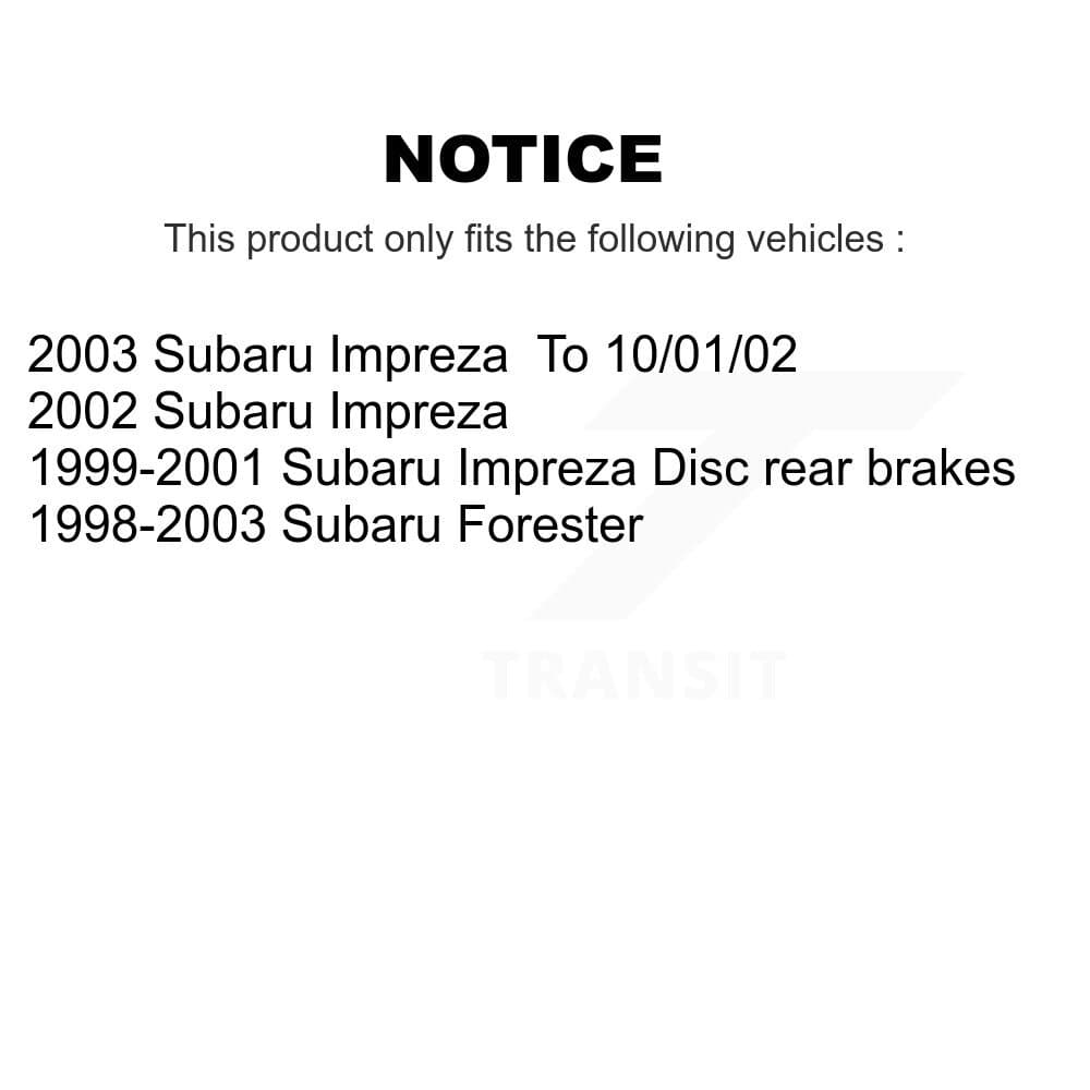 Transit Auto - K8A-108423 - Rear Disc Brake Kits image 19