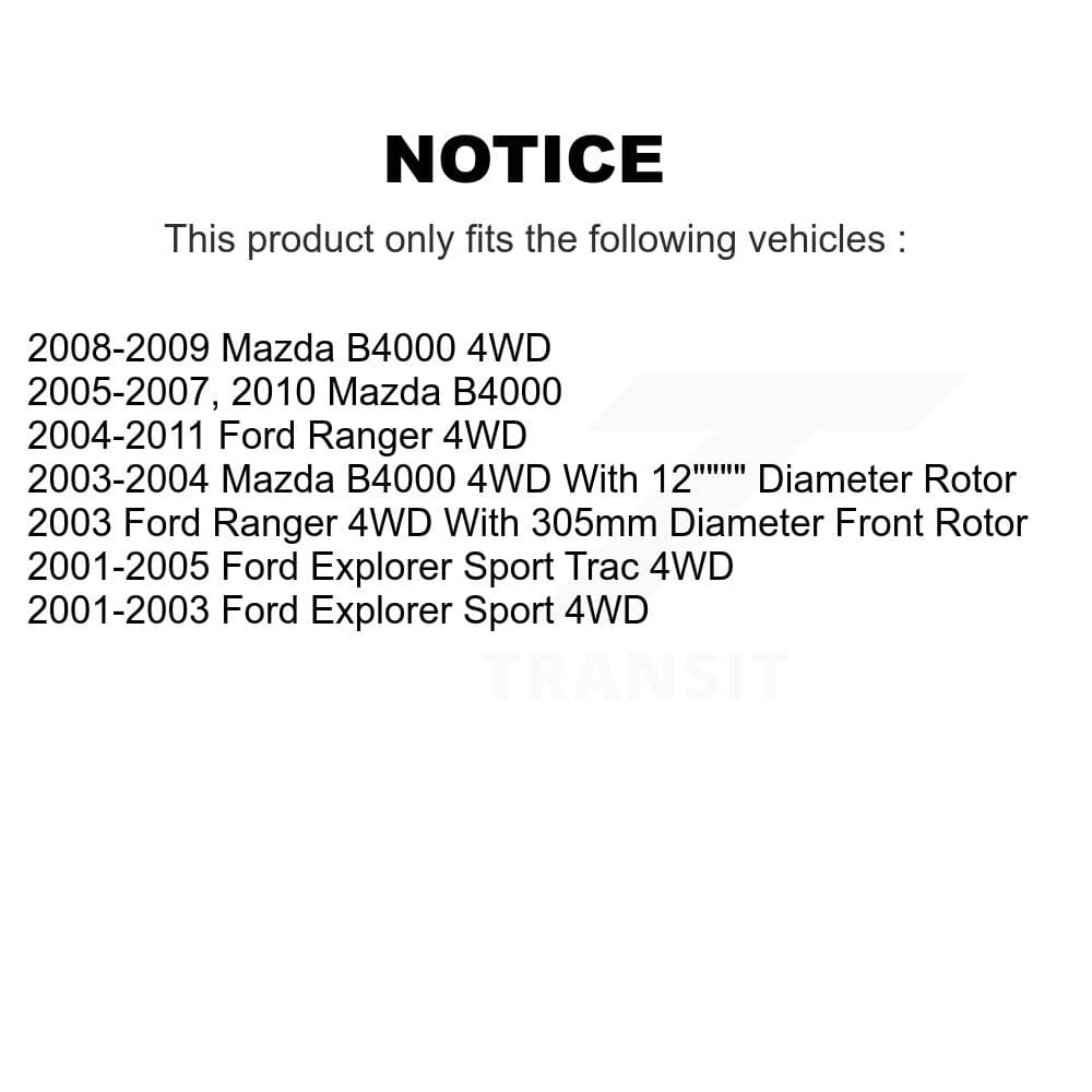 Transit Auto - K8F-100126 - Front Disc Brake Kits image 19