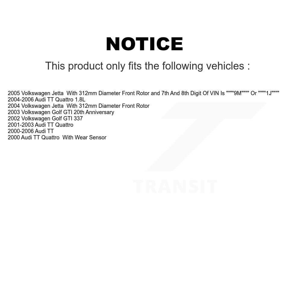 Transit Auto - K8F-100340 - Front Disc Brake Kits image 19
