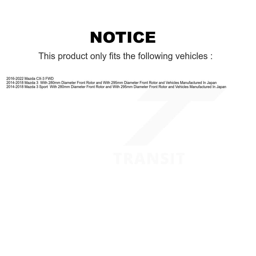 Transit Auto - K8F-100627 - Front Disc Brake Kits image 19