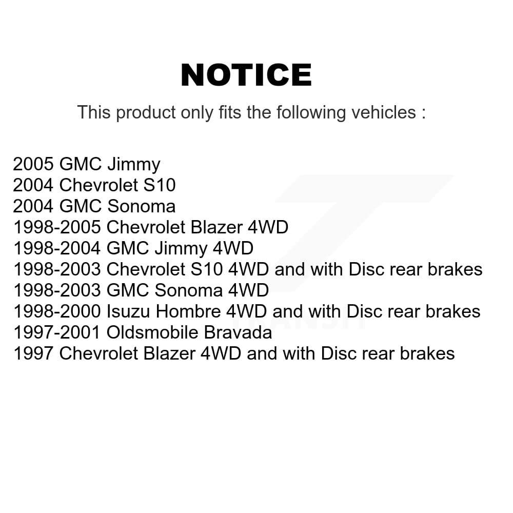 Transit Auto - K8F-100725 - Front and Rear Disc Brake Kits image 19