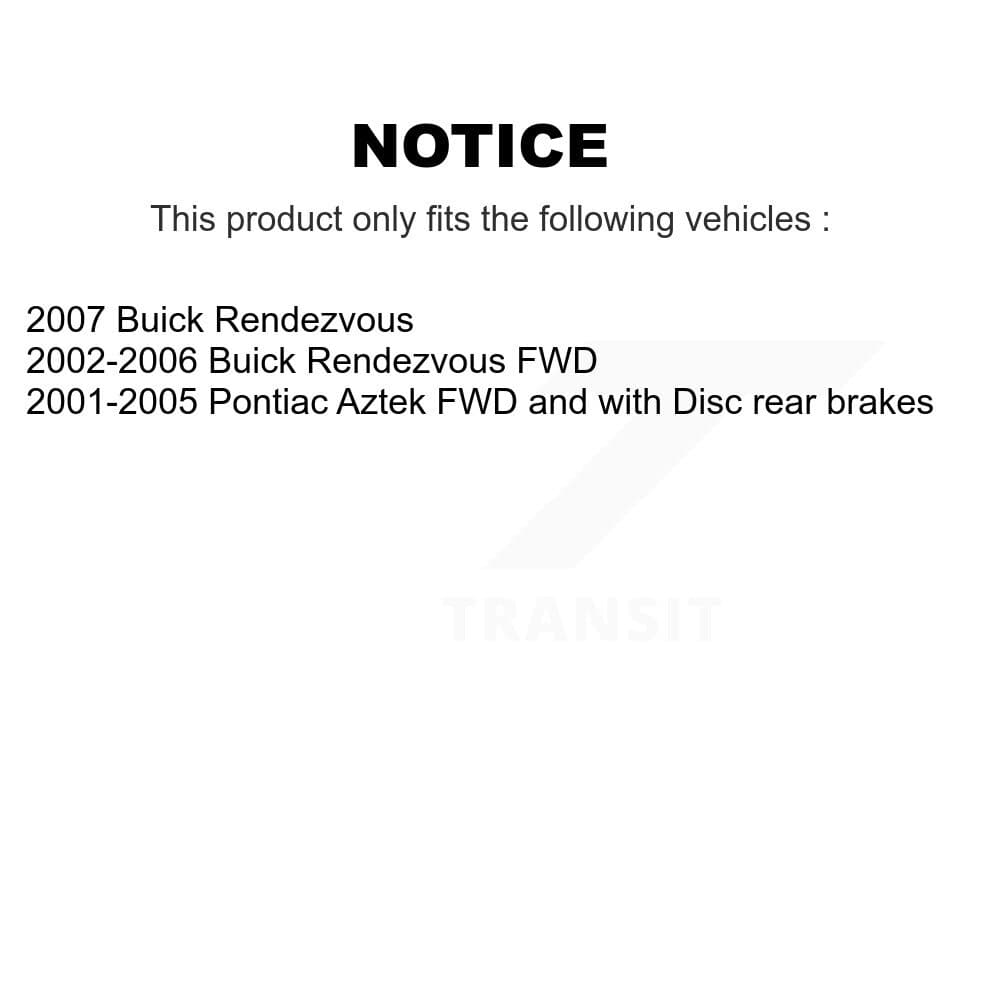 Transit Auto - K8F-100745 - Front and Rear Disc Brake Kits image 19