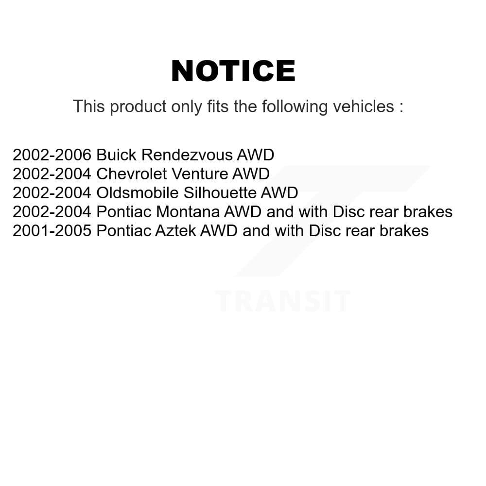 Transit Auto - K8F-100753 - Front and Rear Disc Brake Kits image 19