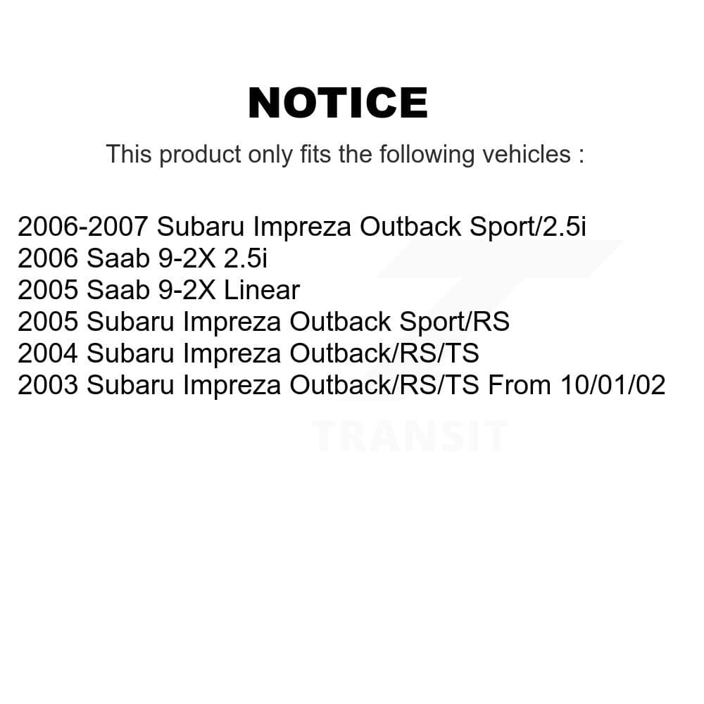 Transit Auto - K8F-101041 - Front and Rear Disc Brake Kits image 19