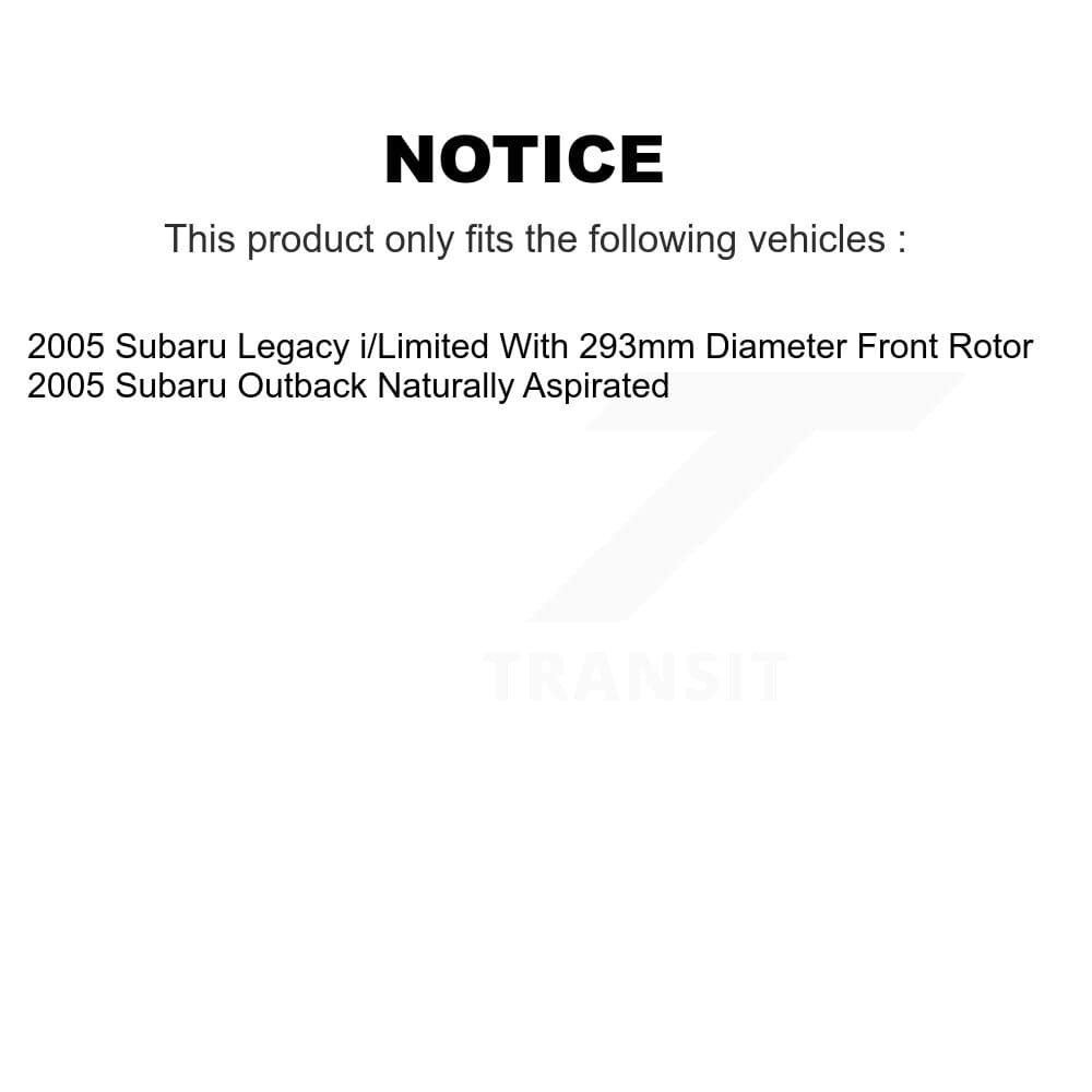 Transit Auto - K8F-101158 - Front and Rear Disc Brake Kits image 19