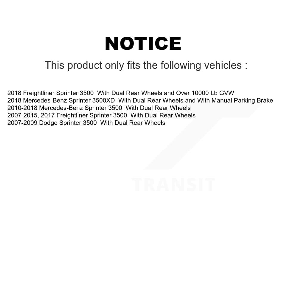 Transit Auto - K8F-101668 - Rear Disc Brake Kits image 19