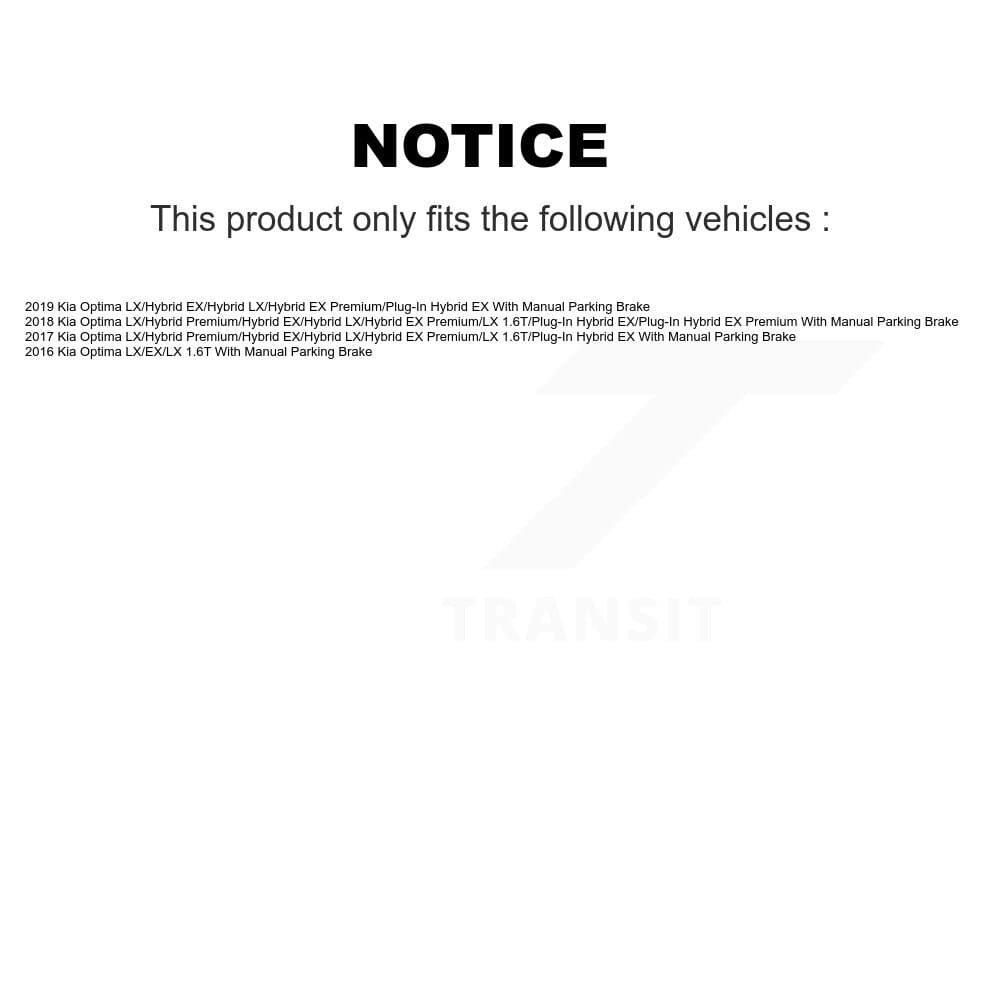 Transit Auto - K8F-102586 - Front and Rear Disc Brake Kits image 19