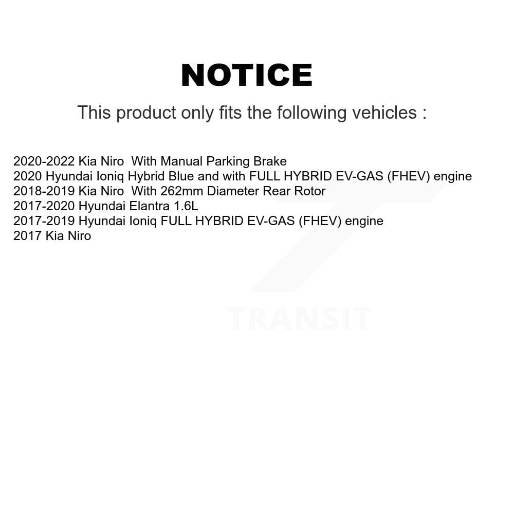 Transit Auto - K8F-102804 - Rear Disc Brake Kits image 19