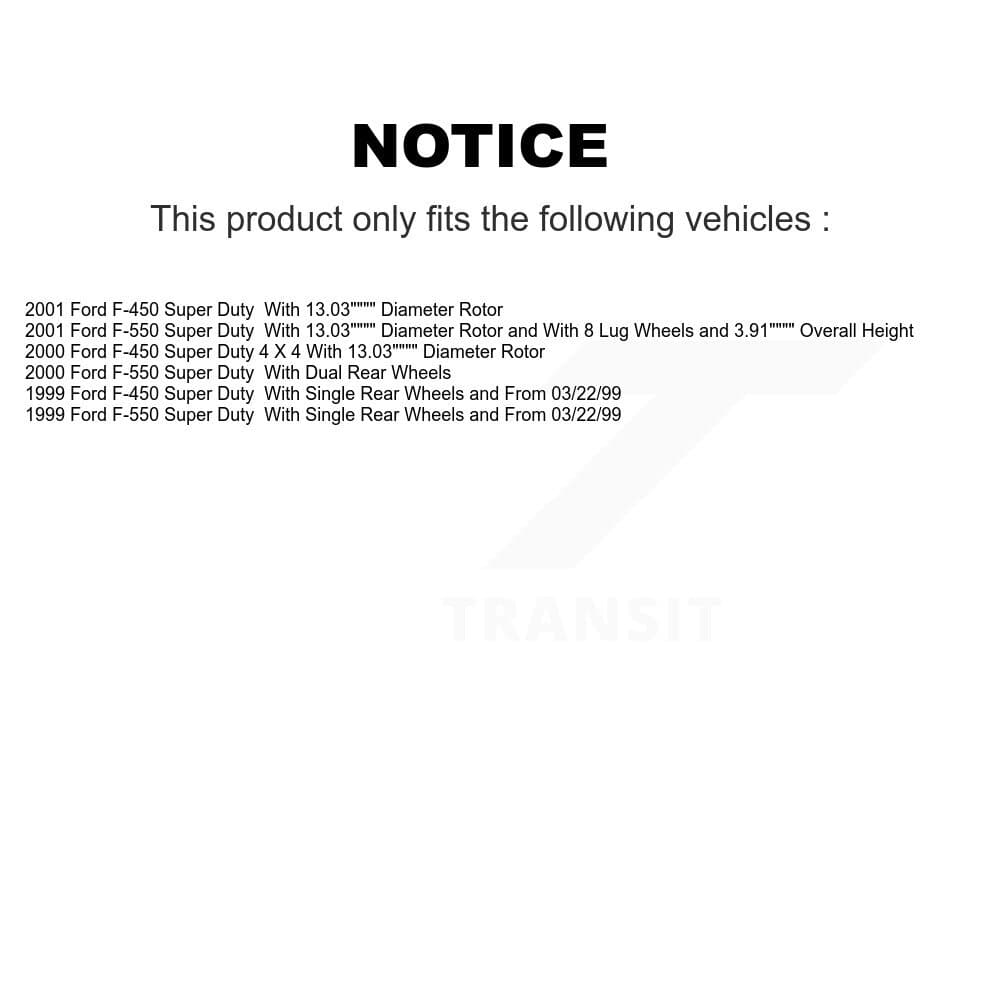Transit Auto - K8F-103017 - Front and Rear Disc Brake Kits image 19