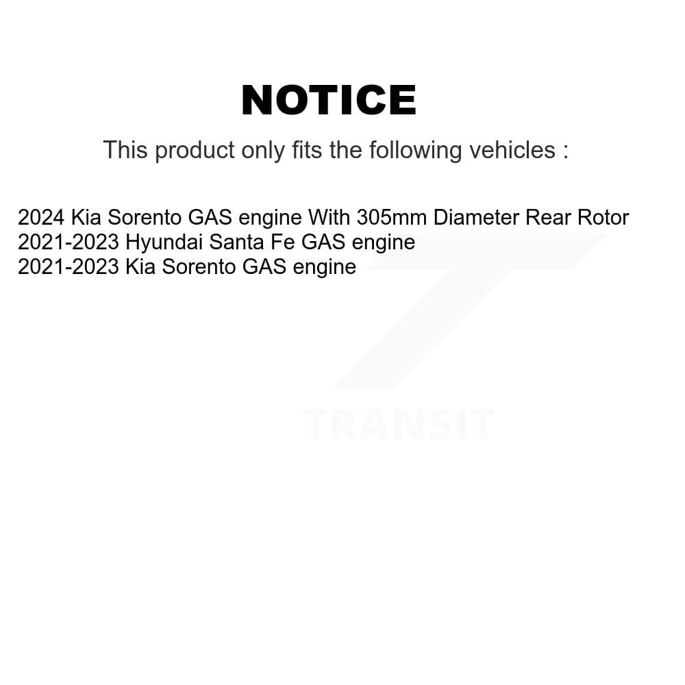 Transit Auto - K8F-104195 - Front and Rear Disc Brake Kits image 19