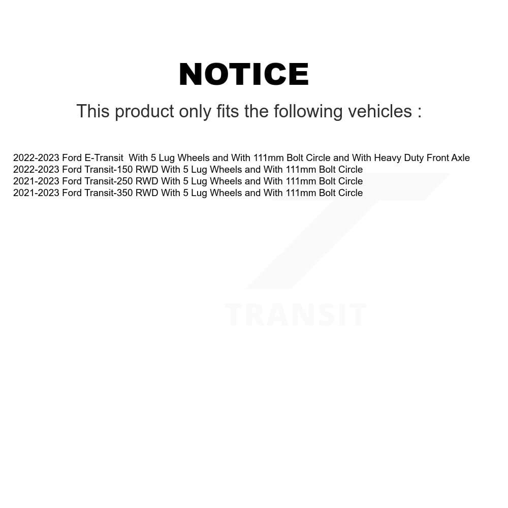 Transit Auto - K8F-104241 - Front Disc Brake Kits image 19