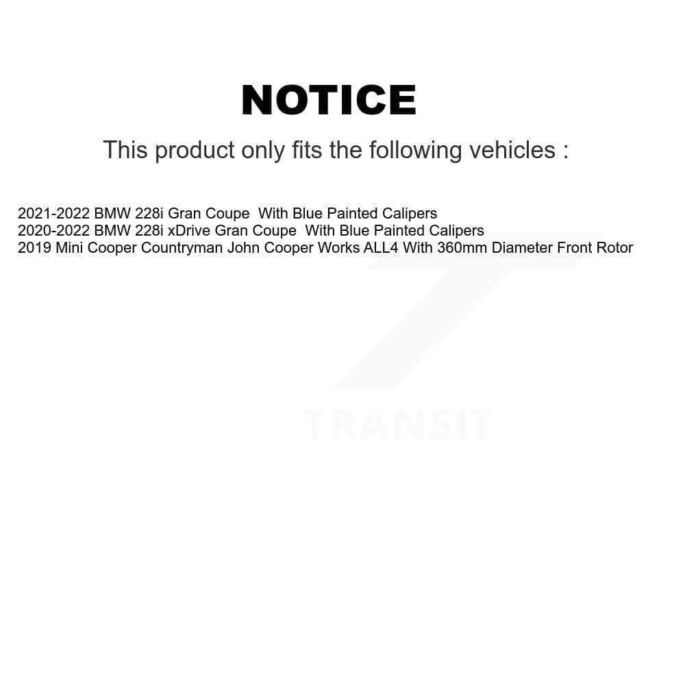 Transit Auto - K8F-104372 - Front and Rear Disc Brake Kits image 19