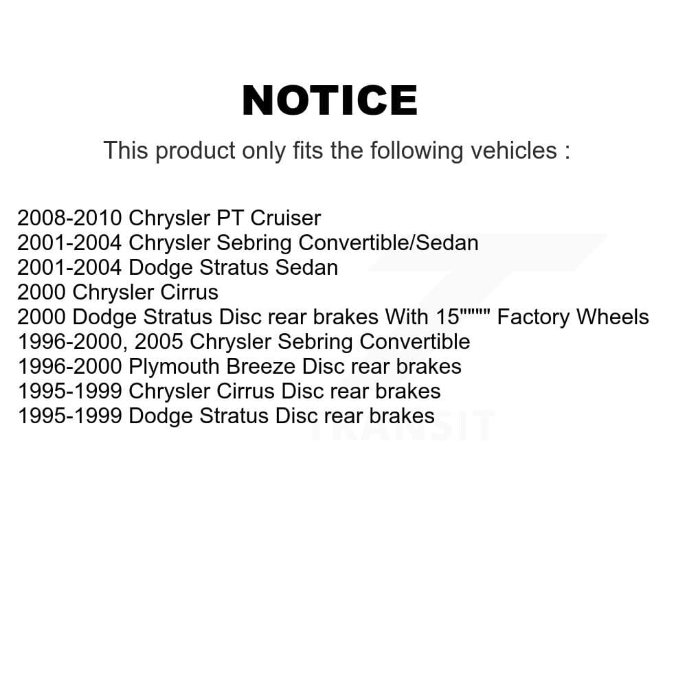 Transit Auto - K8F-104625 - Rear Disc Brake Kits image 19