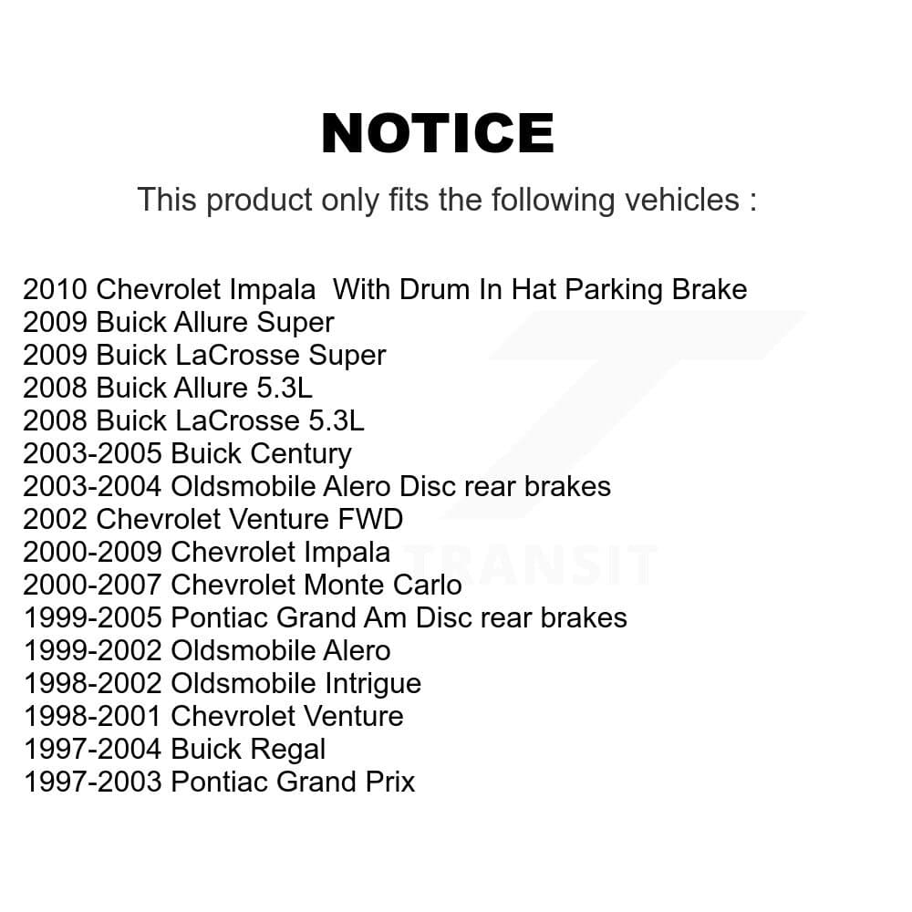 Transit Auto - K8F-104697 - Rear Disc Brake Kits image 19