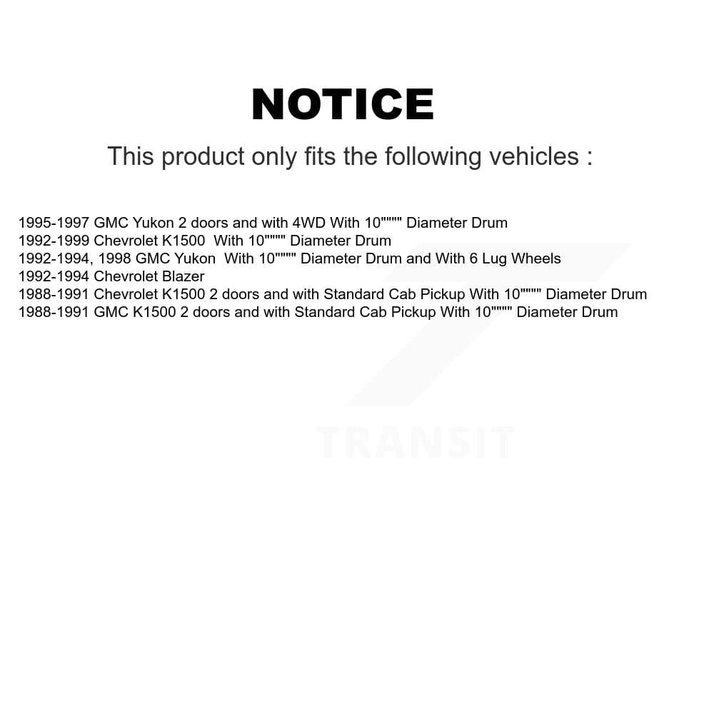 Transit Auto - K8N-100077 - Rear Brake Drum Kits image 14