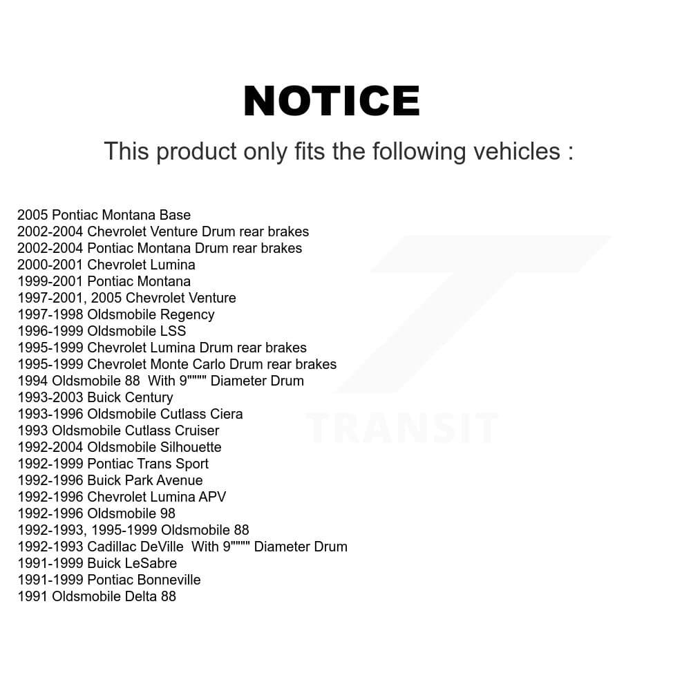 Transit Auto - K8N-100272 - Rear Brake Drum Kits image 14