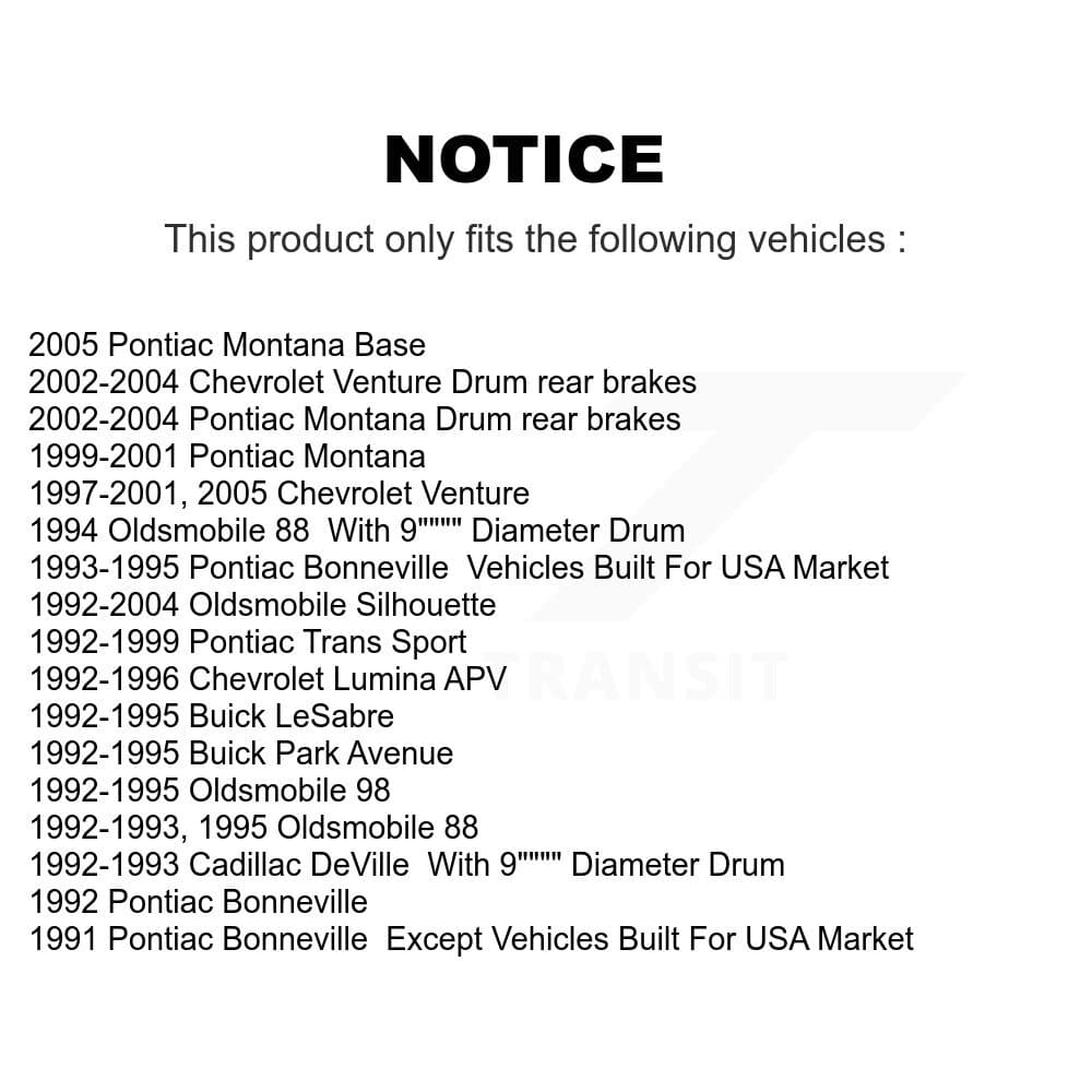 Transit Auto - K8N-100397 - Rear Brake Drum Kits image 14