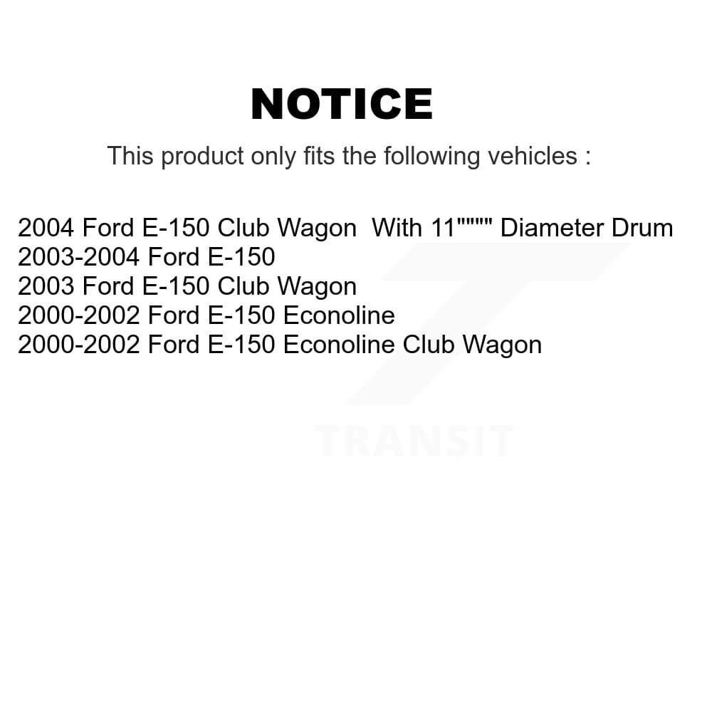Transit Auto - K8N-100507 - Rear Brake Drum Kits image 14