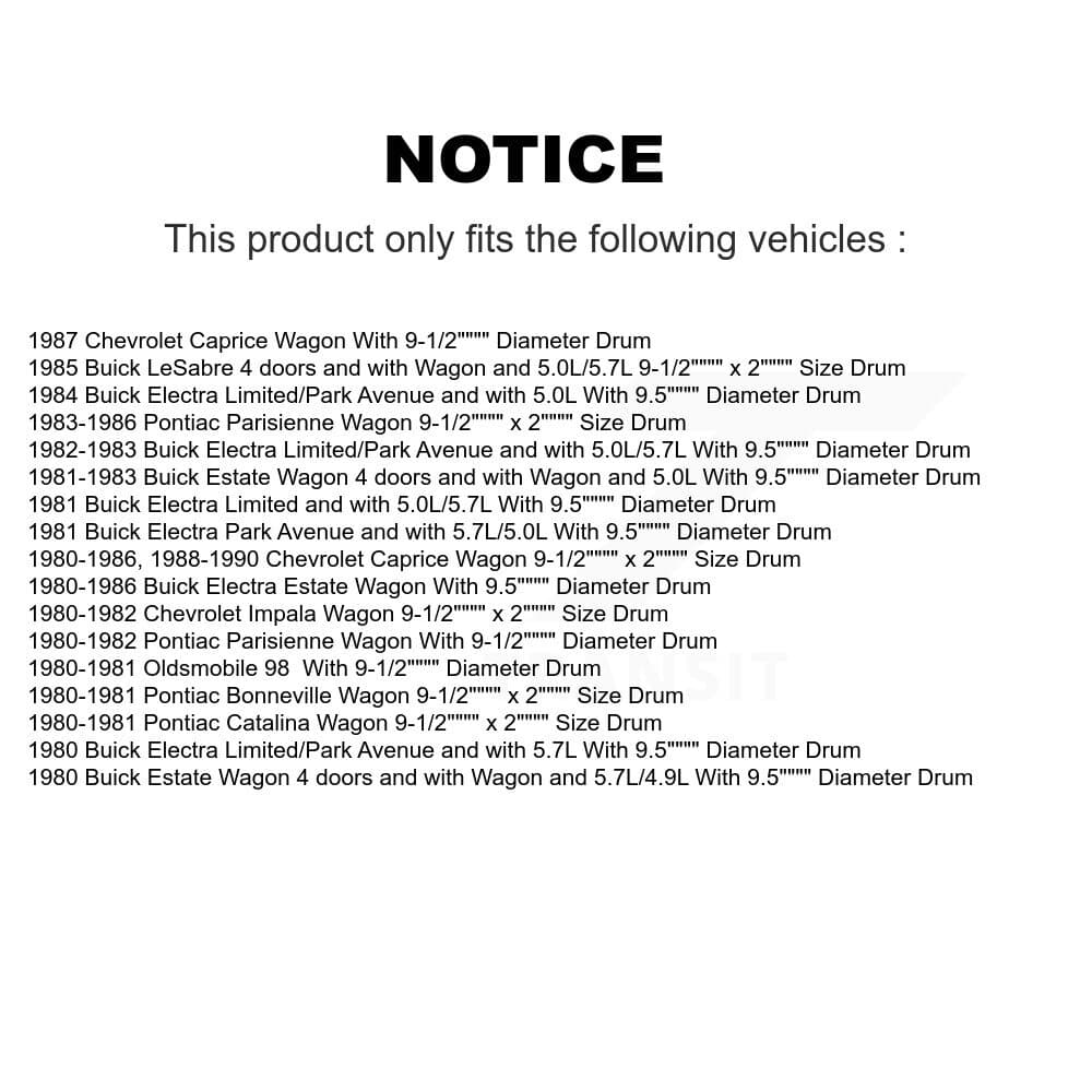 Transit Auto - K8N-100563 - Rear Brake Drum Kits image 14