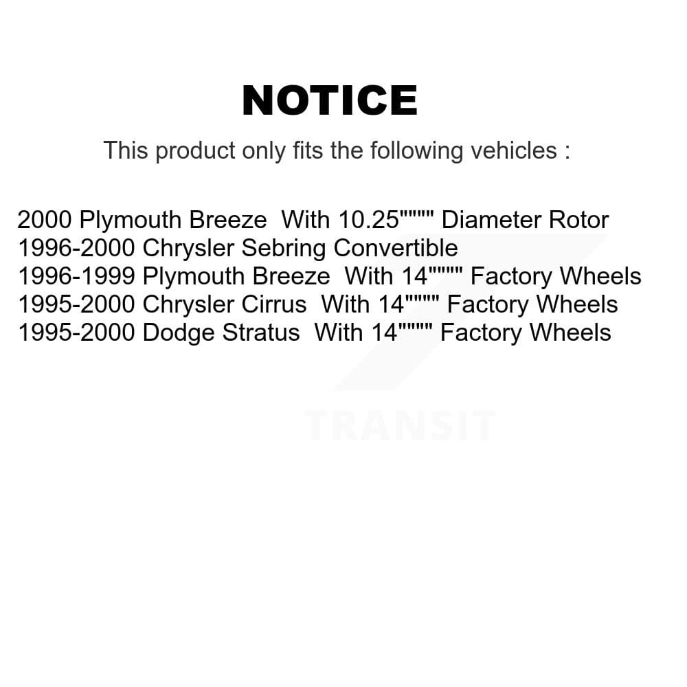 Transit Auto - K8S-100191 - Front Disc Brake Kits image 19