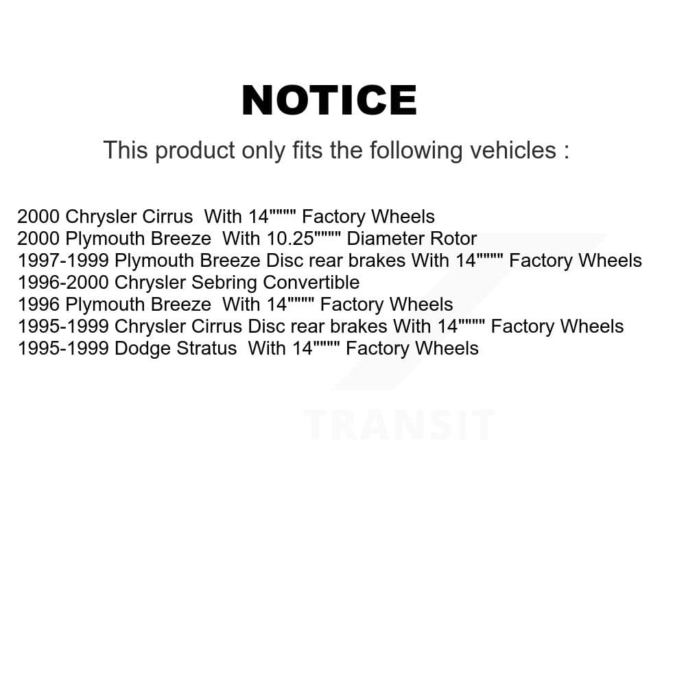 Transit Auto - K8S-100955 - Front and Rear Disc Brake Kits image 19