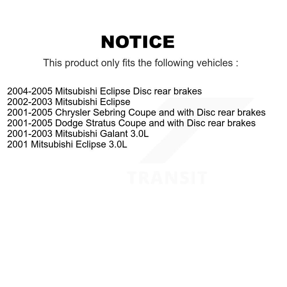 Transit Auto - K8S-100965 - Front and Rear Disc Brake Kits image 19