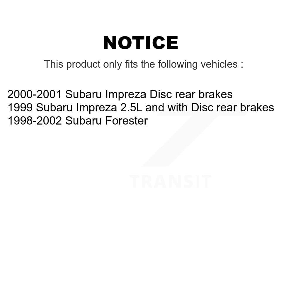Transit Auto - K8S-101075 - Front and Rear Disc Brake Kits image 19