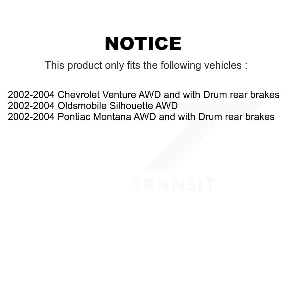 Transit Auto - K8S-102007 - Front and Rear Disc Brake Kits image 19