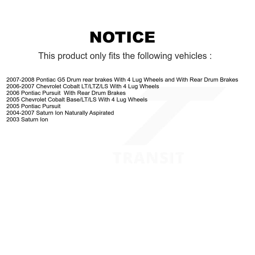 Transit Auto - K8S-102298 - Front and Rear Disc Brake Kits image 19