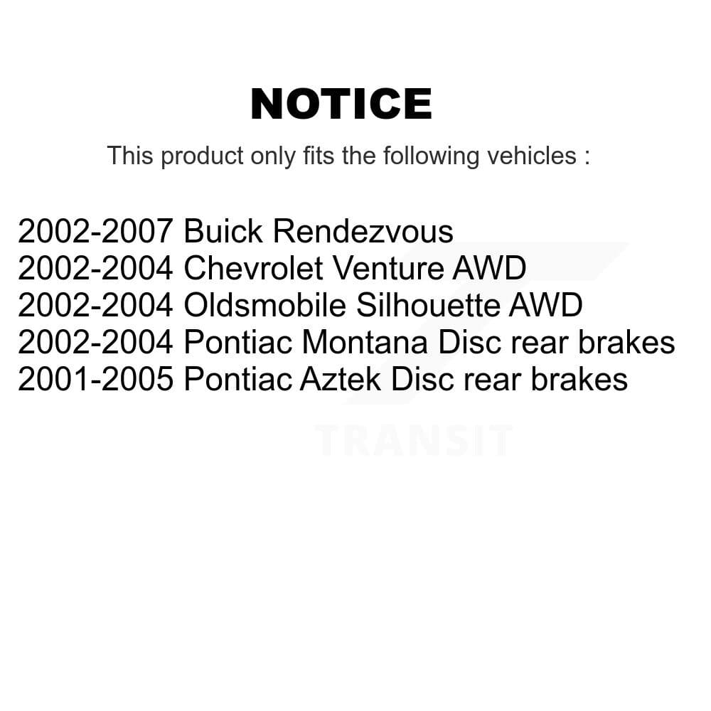 Transit Auto - K8S-103005 - Rear Disc Brake Kits image 19