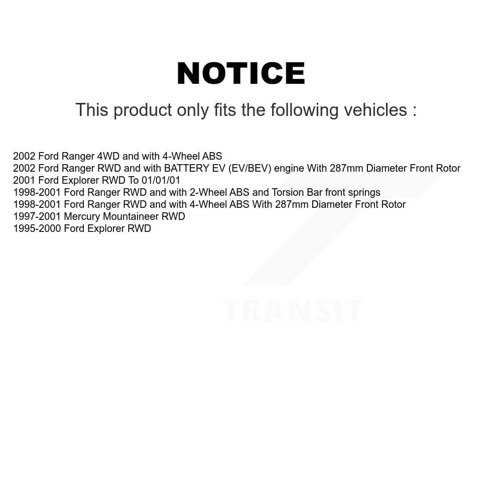 Transit Auto - K8S-103070 - Front and Rear Disc Brake Kits image 24
