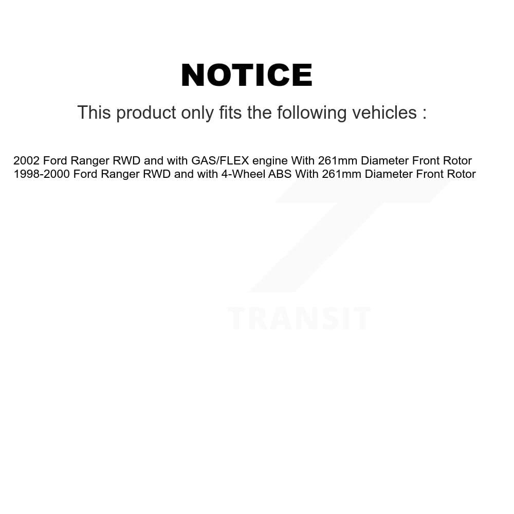 Transit Auto - K8S-103075 - Front and Rear Disc Brake Kits image 24