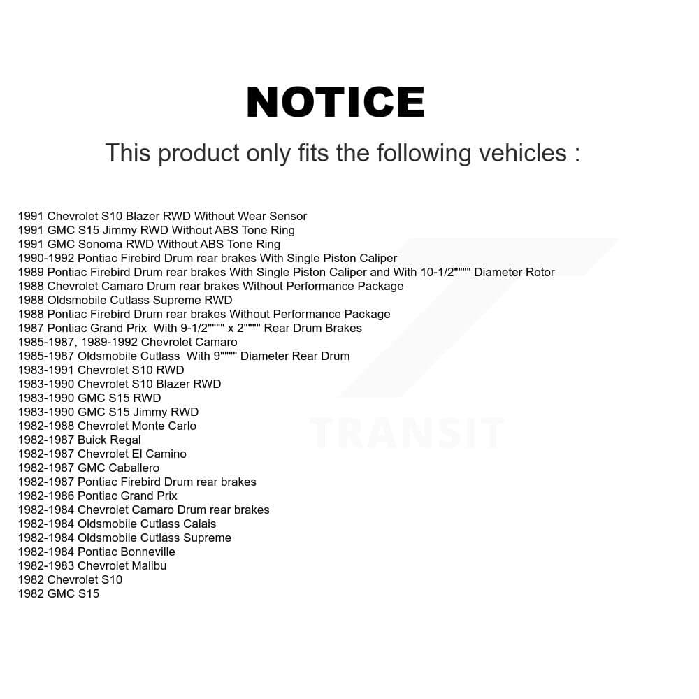 Transit Auto - K8S-103488 - Front and Rear Disc Brake Kits image 19