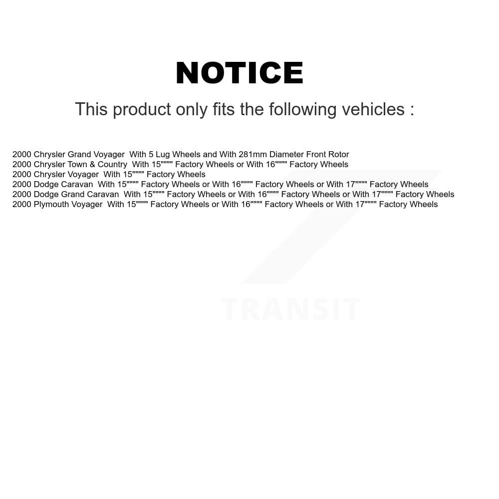 Transit Auto - K8S-105032 - Front and Rear Disc Brake Kits image 19