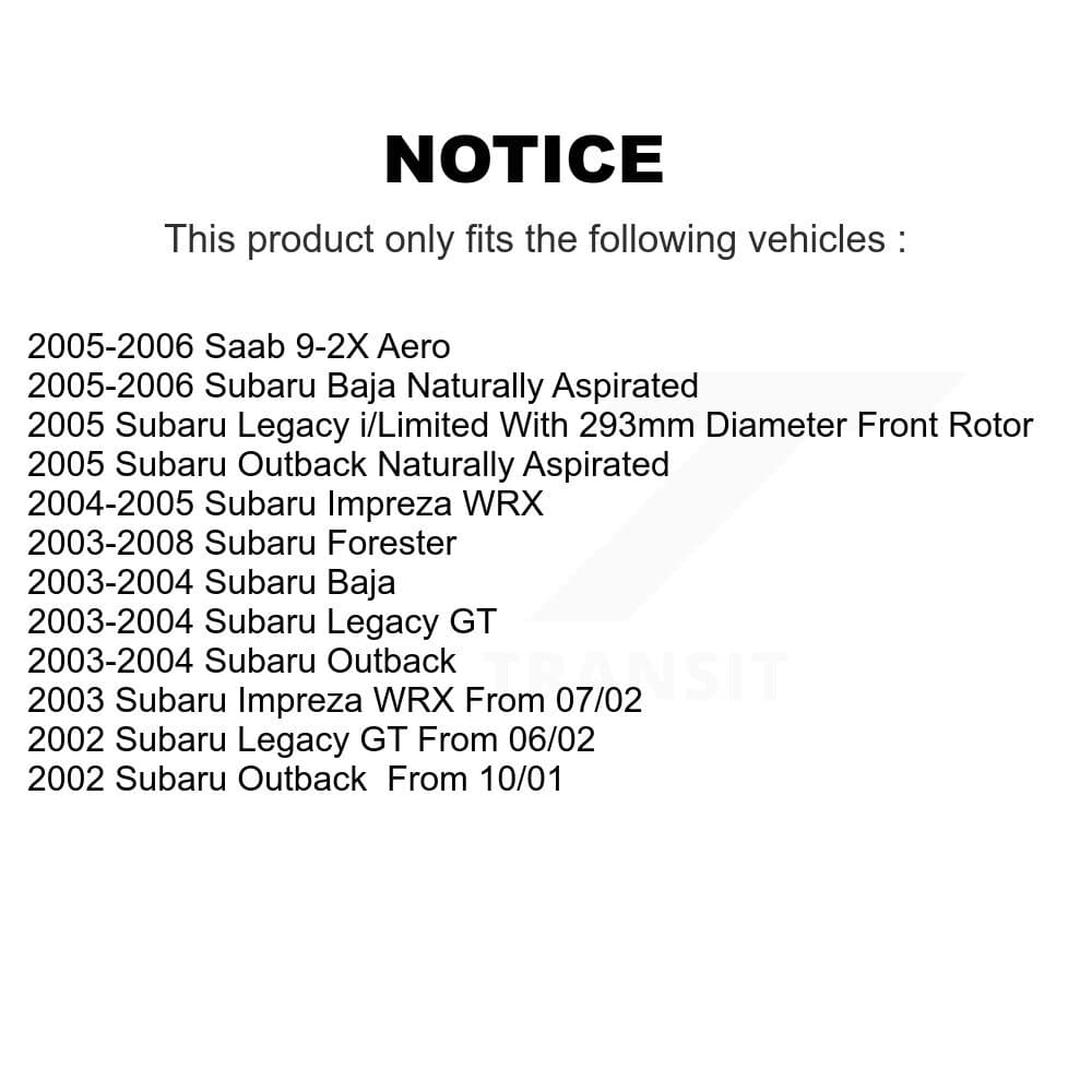 Transit Auto - K8T-100411 - Front Disc Brake Kits image 24